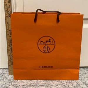 Hermes Paris shopping bag